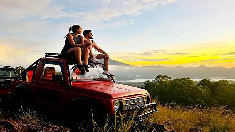 Mount Batur Sunrise Jeep Tour & Natural Hot Spring All Inclusive